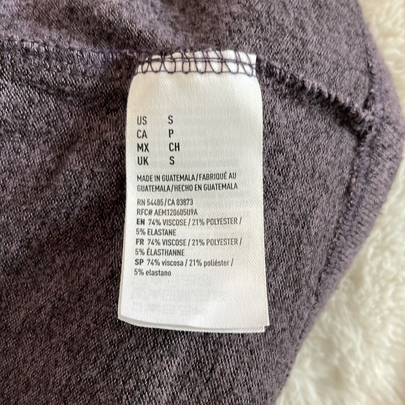 American Eagle Soft and Sexy Plush Violet Cardigan - Picture 6 of 6